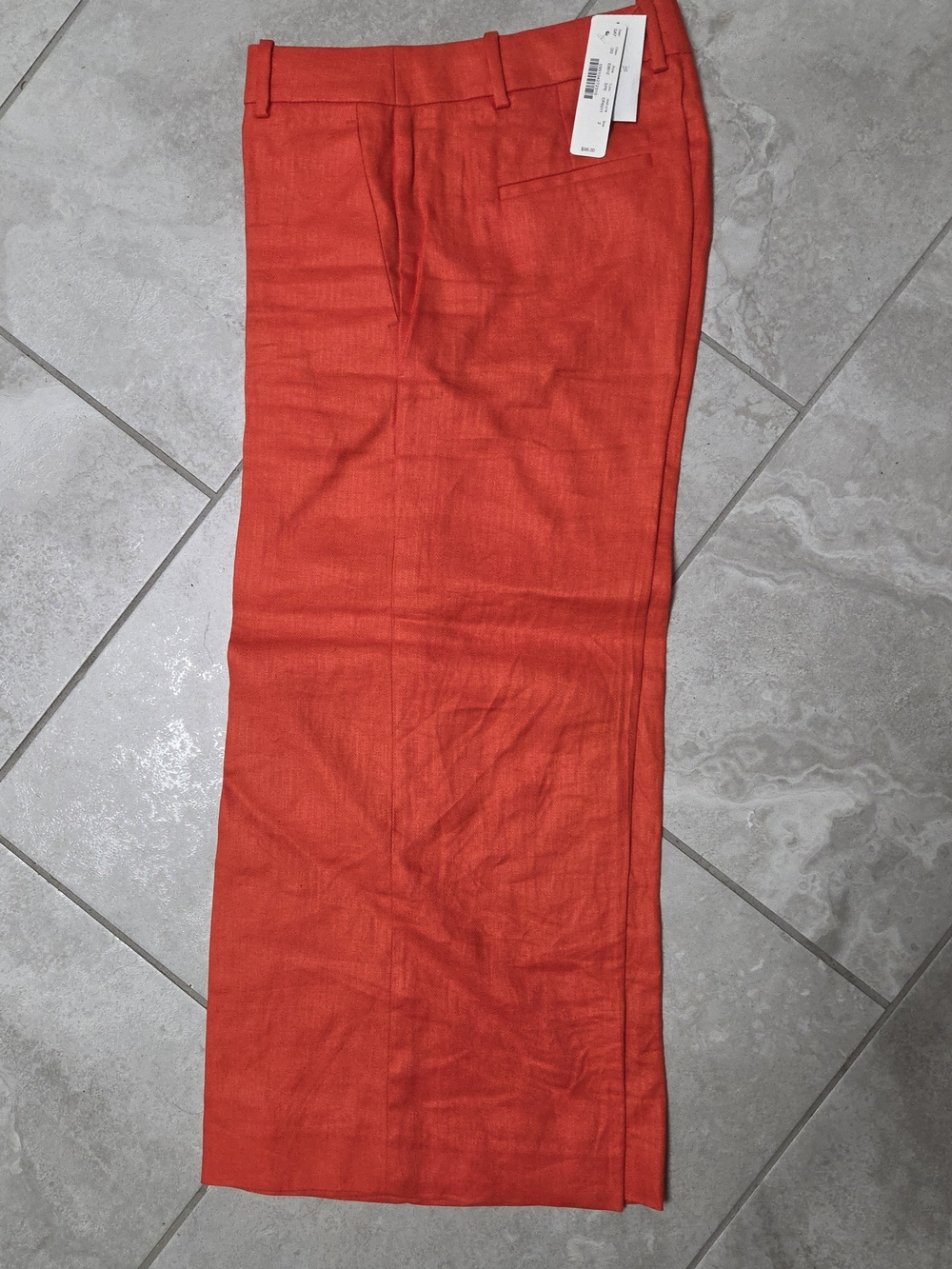 J Crew Size 2 Linen Pant Color: Spice, Size 2